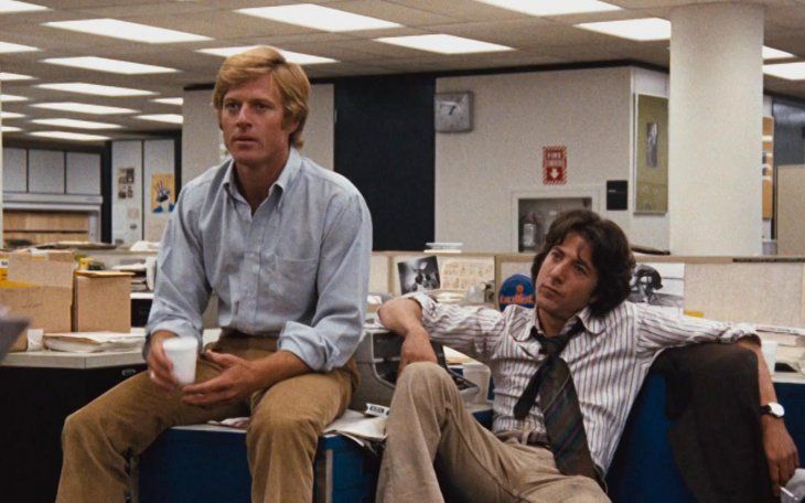 Robert Redford y Dustin Hoffman en 