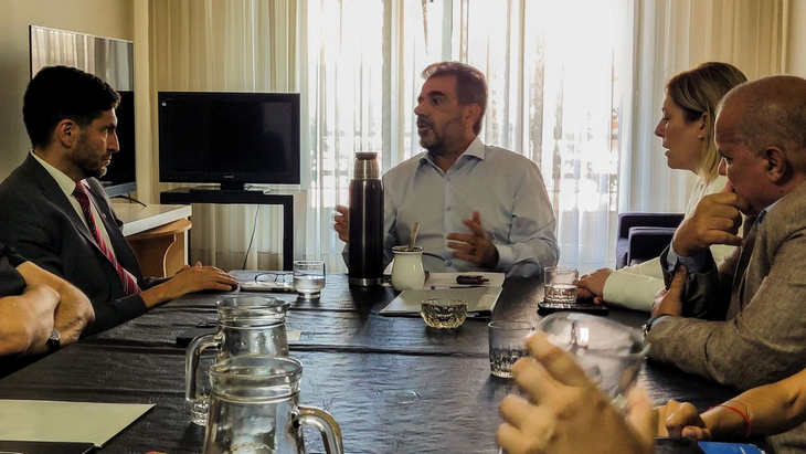 Pullaro, reunido con Cristian Ritondo. Pullaro, reunido con Cristian Ritondo.