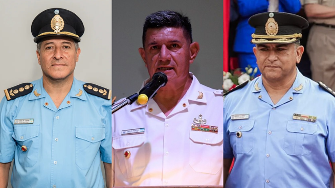 Rubén Castro, Carlos Heredia y Germán Videla eran autoridades del sistema de Seguridad y Emergencias de San Juan.