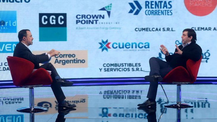 Fabian de Sousa junto a Gustavo Sylvestre en C5N&nbsp;