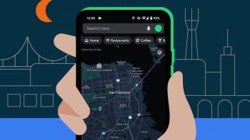 Google Maps incorporará el Modo Oscuro.