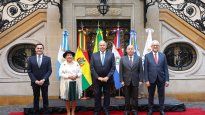 La reunión del Mercosur tuvo lugar en el Palacio San Martin.