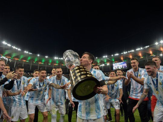 La selección argentina salió campeón de la Copa América 2021