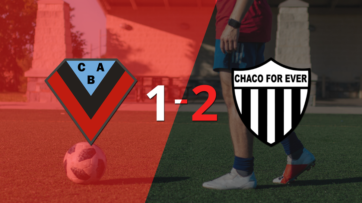 Alan Sombra scores a double in Chaco For Ever’s 2-1 victory against Brown (Adrogué)
