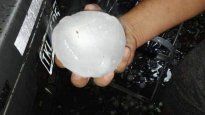 Granizo de importante tamaño cayó en San Luis