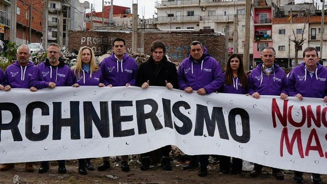Javier Milei eligió La Matanza para impulsar la campaña junto a sus ocho candidatos bonaerenses.&nbsp;