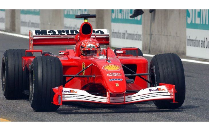 La F2001 de Schumacher se encuentra en las mismas condiciones que hace 16 años.