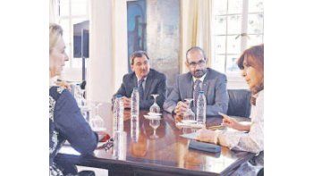 Directivos de Renault se reunieron ayer en Olivos con la presidente Cristina de Kirchner y la ministra de Industria, Débora Giorgi.