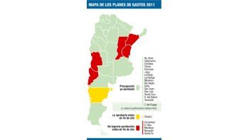 Contraste con Nación: 18 provincias lograron aprobar Presupuesto 2011