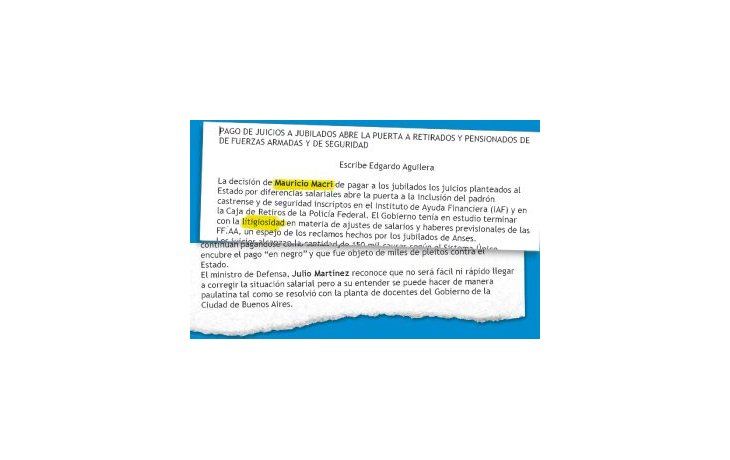 ámbito.com | Copia del acta con las conclusiones de la Procuración del Tesoro.