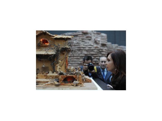 Cristina estuvo en la inauguración.
