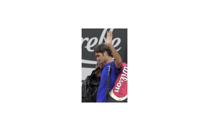 La cara de Federer lo dice todo. Fue pura frustración lo suyo ante Gasquet.