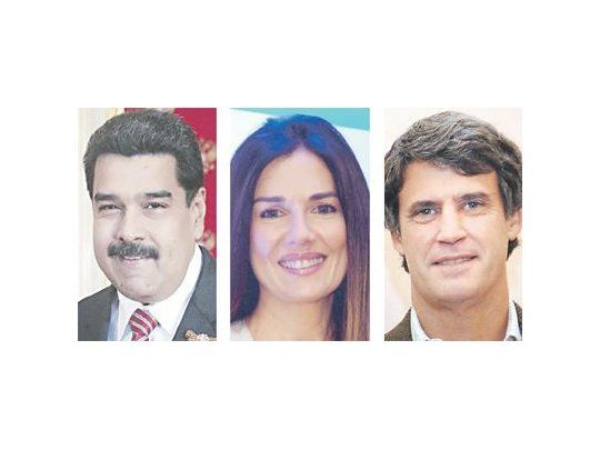 Nicolás Maduro, Andrea Frigerio y Alfonso Prat Gay