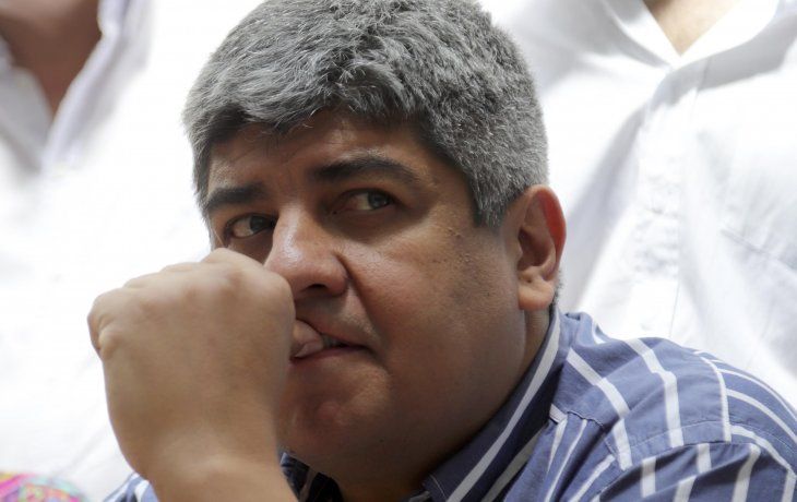 Pablo Moyano, referente de Camioneros.