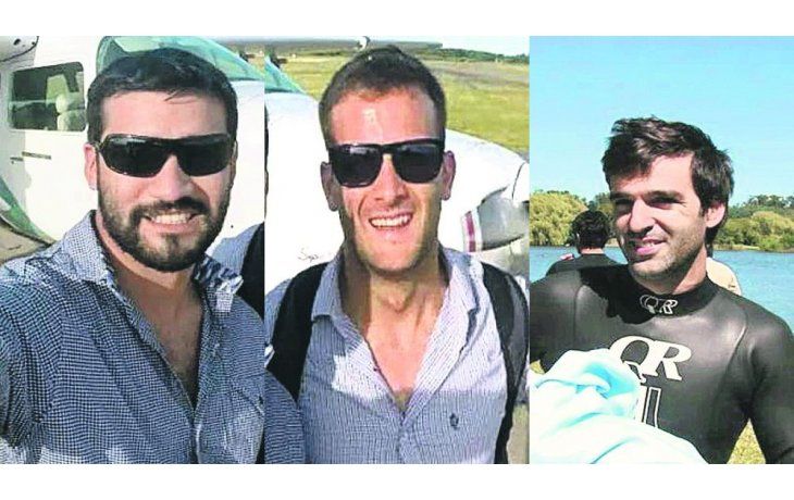 Matias Ronzano, Facundo Vega y Matias Aristi