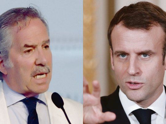 Felipe Solá y Emmanuel Macron