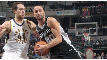 Ginóbili jugó 21 minutos en la derrota de San Antonio Spurs.