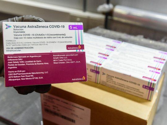 Vacuna contra el coronavirus de AstraZeneca.