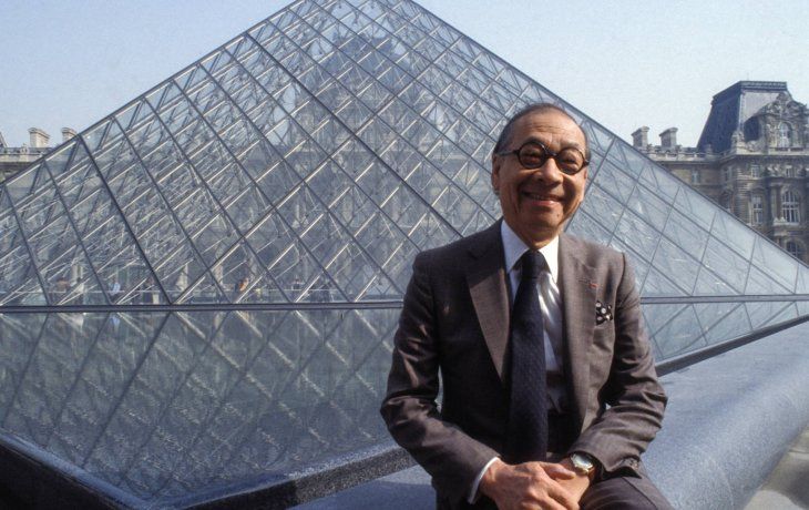 Murió el arquitecto I.M. Pei, creador de la pirámide del Louvre
