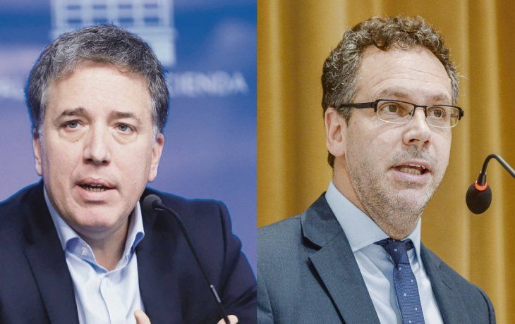 Nicol&aacute;s Dujovne y Guido Sandleris.