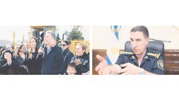 Evacuado. Mauricio Macri dio un discurso de no más de 7 minutos y debió evacuar. Complicado. Pablo Bressi sostuvo que no hubo piedrazos en el episodio investigado.