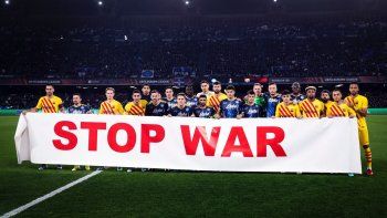 El fútbol ucraniano dijo basta tras el conflicto bélico con rusia.