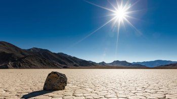 Racetrack Playa, en el Valle de la Muerte (Death Valley National Park), California.