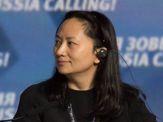 Wanzhou fue detenida a solicitud de Estados Unidos.