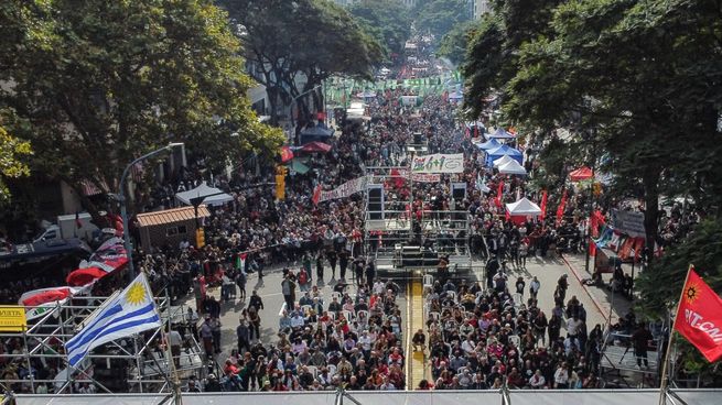 El acto por el Día del Trabajador.