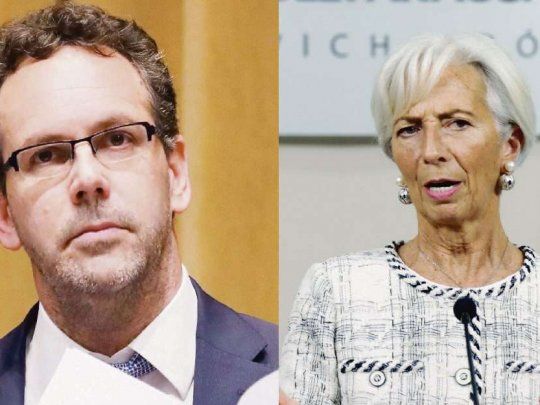 Guido Sandleris y&nbsp;Christine Lagarde