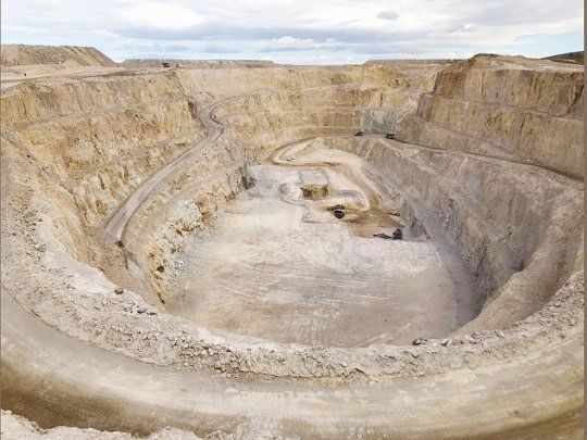 Perspectivas. La mina de Cerro Vanguardia está en etapa de declinación productiva y su rentabilidad se agotaría en 2020.&nbsp;