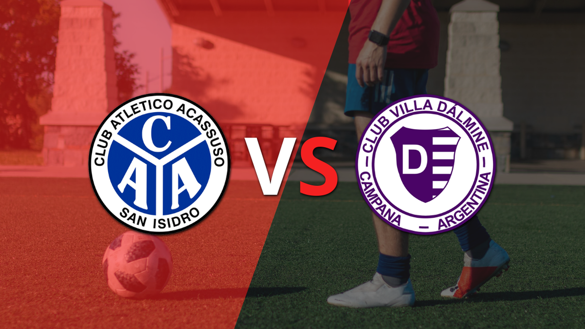 The second half begins without goals between Acassuso and Villa Dálmine