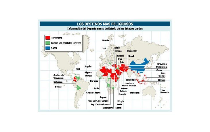 ámbito.com | Es riesgoso viajar a 40 países. Argentina preocupa