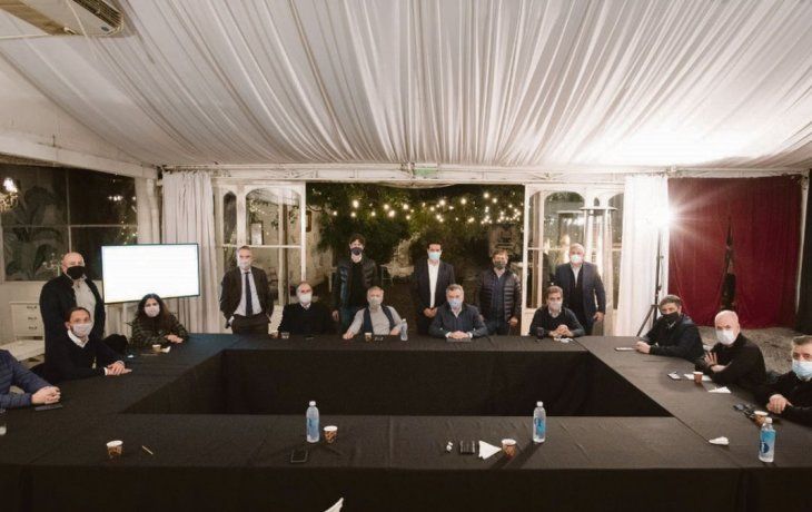 jxc. Mauricio Macri encabezó ayer la Mesa Nacional de la alianza opositora. Faltó Patricia Bullrich. M.E.Vidal, en aislamiento.