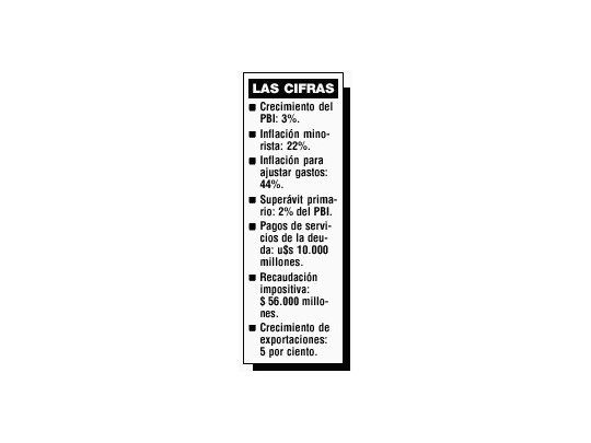 Clave: envían al Congreso hoy el presupuesto 2003