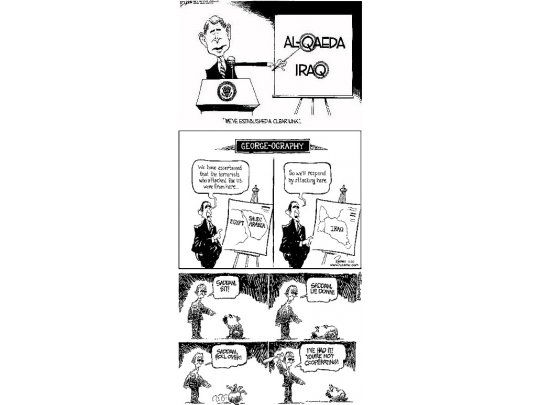 El humor contra Bush