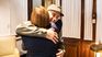 La senadora Patricia Bullrich recibió en su despacho al gendarme liberado el fin de semana de su detención en Venezuela. 