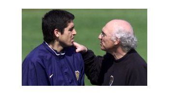 Héroes. Riquelme y Bianchi fueron los grandes artífices de la época dorada de Boca.