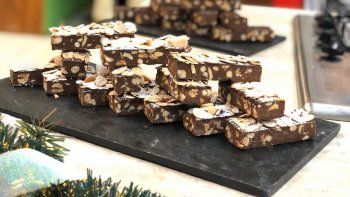Turrón choco maní para Año Nuevo.&nbsp;