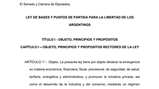 Dictamen de mayoría.