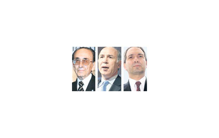 Carlos Fayt, Ricardo Lorenzetti y Julio Alak