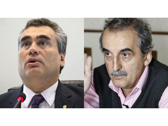 Alejandro Vanoli y Guillermo Moreno.