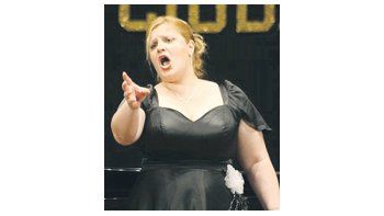 Sabrina Cirera, ganadora en la categoría de canto lírico en la última Bienal de Festivales Musicales.