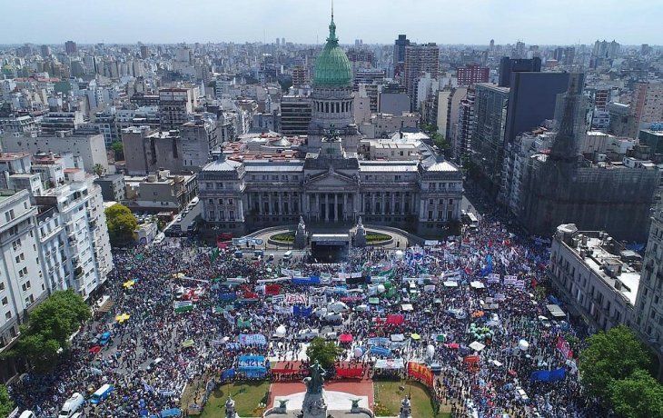 Congreso de la Nación, escenario de la apertura de las sesiones ordinarias de este domingo 1 de marzo.