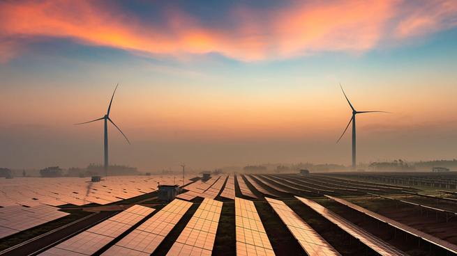 Inversión en energías renovables. 