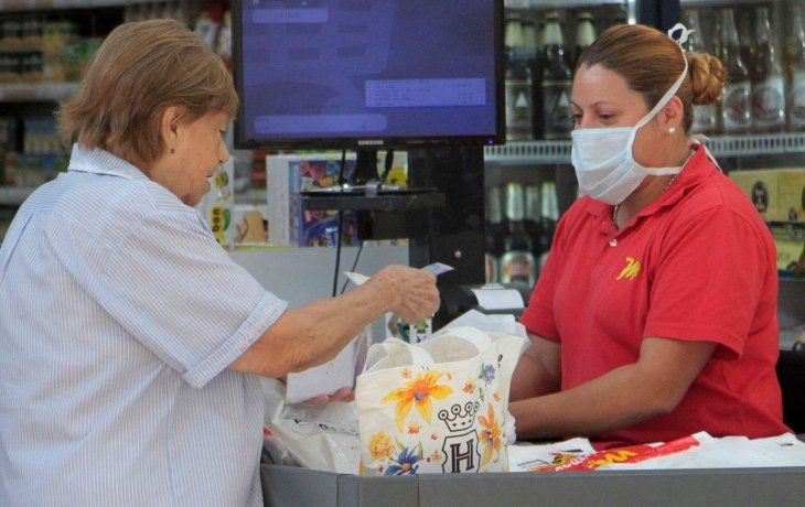 Coronavirus: supermercados abiertos durante la cuarentena total