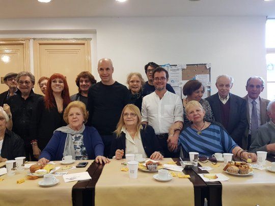 Rodríguez Larreta y Avogadro visitaron la Casa del Teatro.&nbsp;