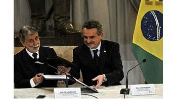 Celso Amorim y Agustín Rossi