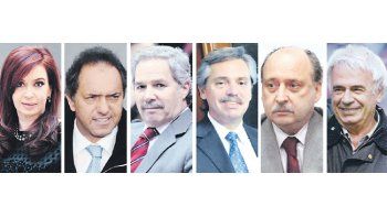 ámbito.com | Cristina de Kirchner, Daniel Scioli, Felipe Solá, Alberto Fernández, José Pampuro, J. Manuel de la Sota