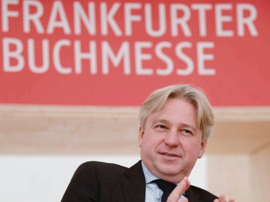 feria de frankfurt. Jürgen Boos, director del encuentro.